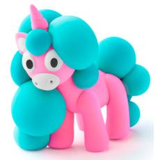 HEY CLAY HEY CLAY RAINBOW UNICORNS