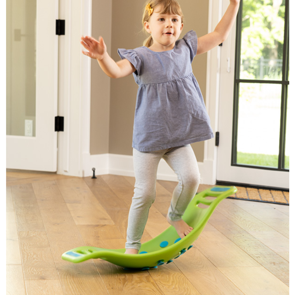 FAT BRAIN TOYS TEETER POPPER BALANCE BOARD