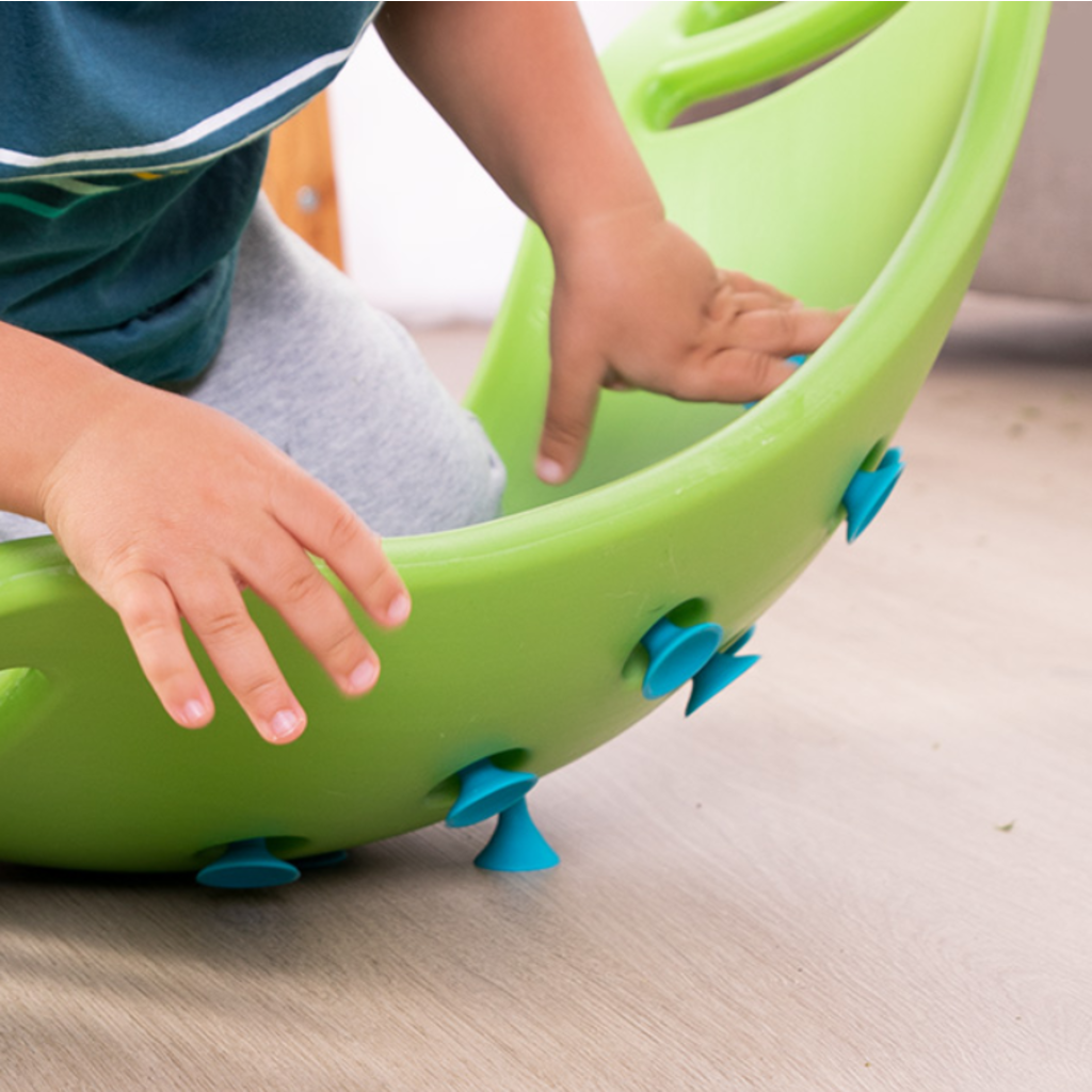 FAT BRAIN TOYS TEETER POPPER BALANCE BOARD