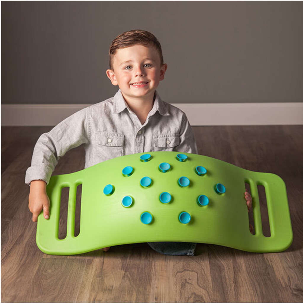 FAT BRAIN TOYS TEETER POPPER BALANCE BOARD