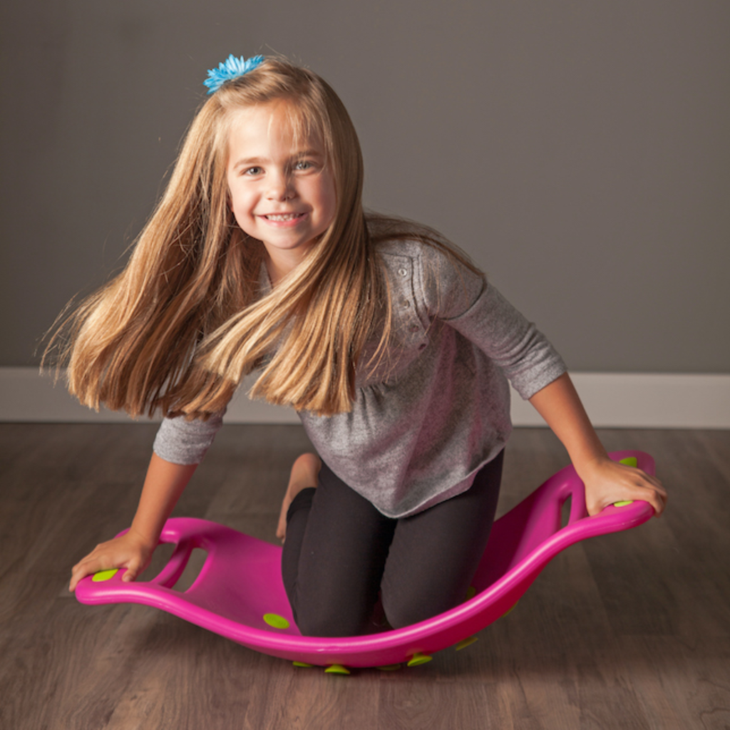 FAT BRAIN TOYS TEETER POPPER BALANCE BOARD