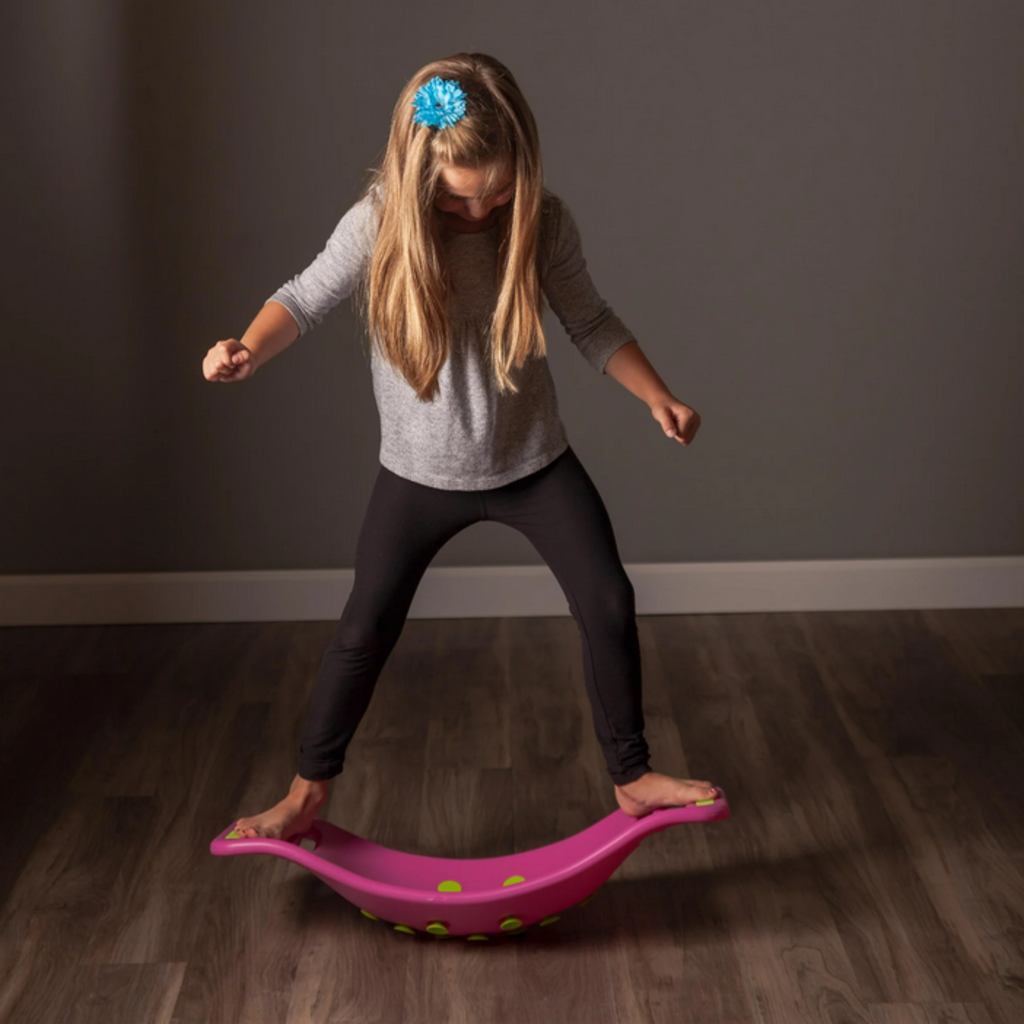 FAT BRAIN TOYS TEETER POPPER BALANCE BOARD