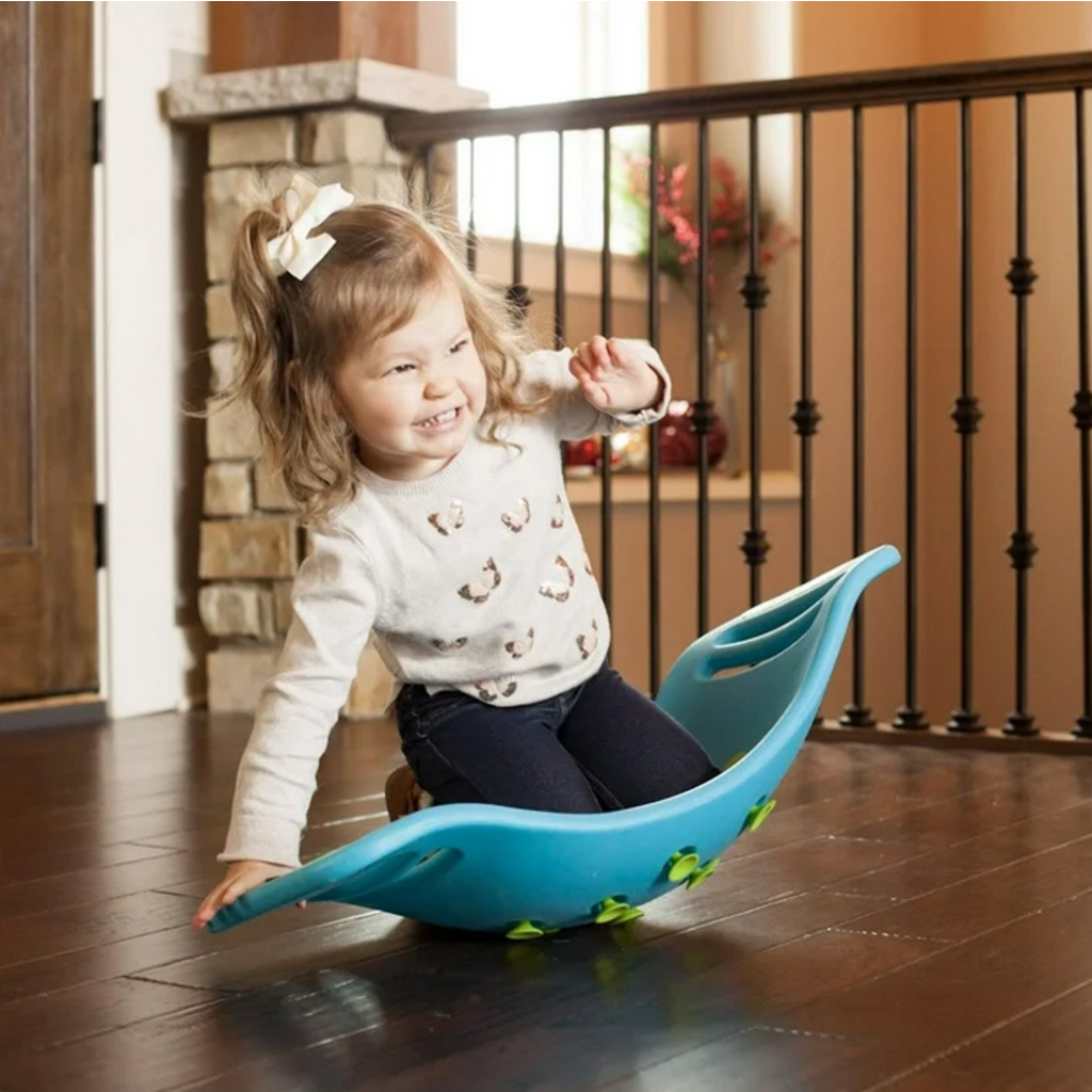 FAT BRAIN TOYS TEETER POPPER BALANCE BOARD