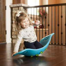 FAT BRAIN TOYS TEETER POPPER BALANCE BOARD