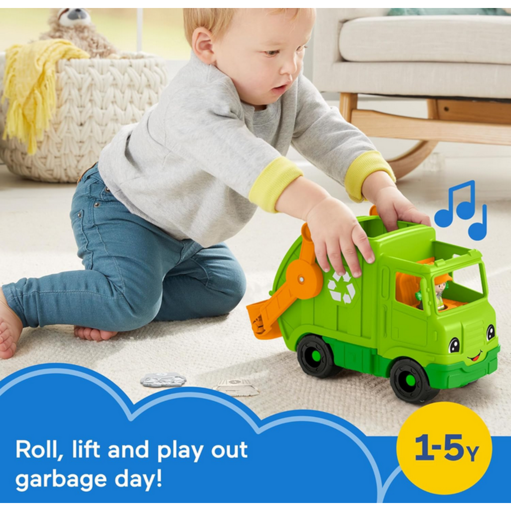 LITTLE PEOPLE LITTLE PEOPLE RECYCLING TRUCK