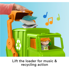 LITTLE PEOPLE LITTLE PEOPLE RECYCLING TRUCK