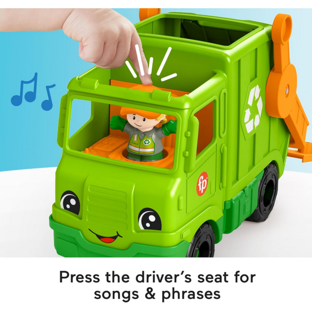 LITTLE PEOPLE LITTLE PEOPLE RECYCLING TRUCK