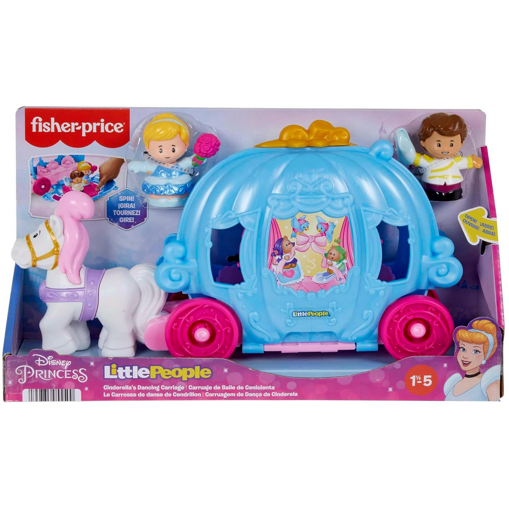LITTLE PEOPLE LITTLE PEOPLE DISNEY PRINCESS CINDERELLA'S DANCING CARRIAGE