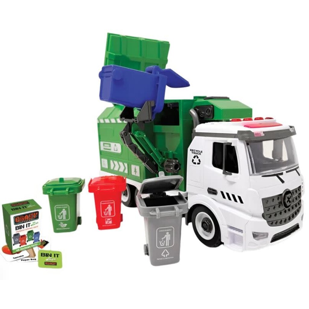 THIN AIR BRANDS GARBAGE RECYCLING TRUCK WITH LIGHTS & SOUNDS