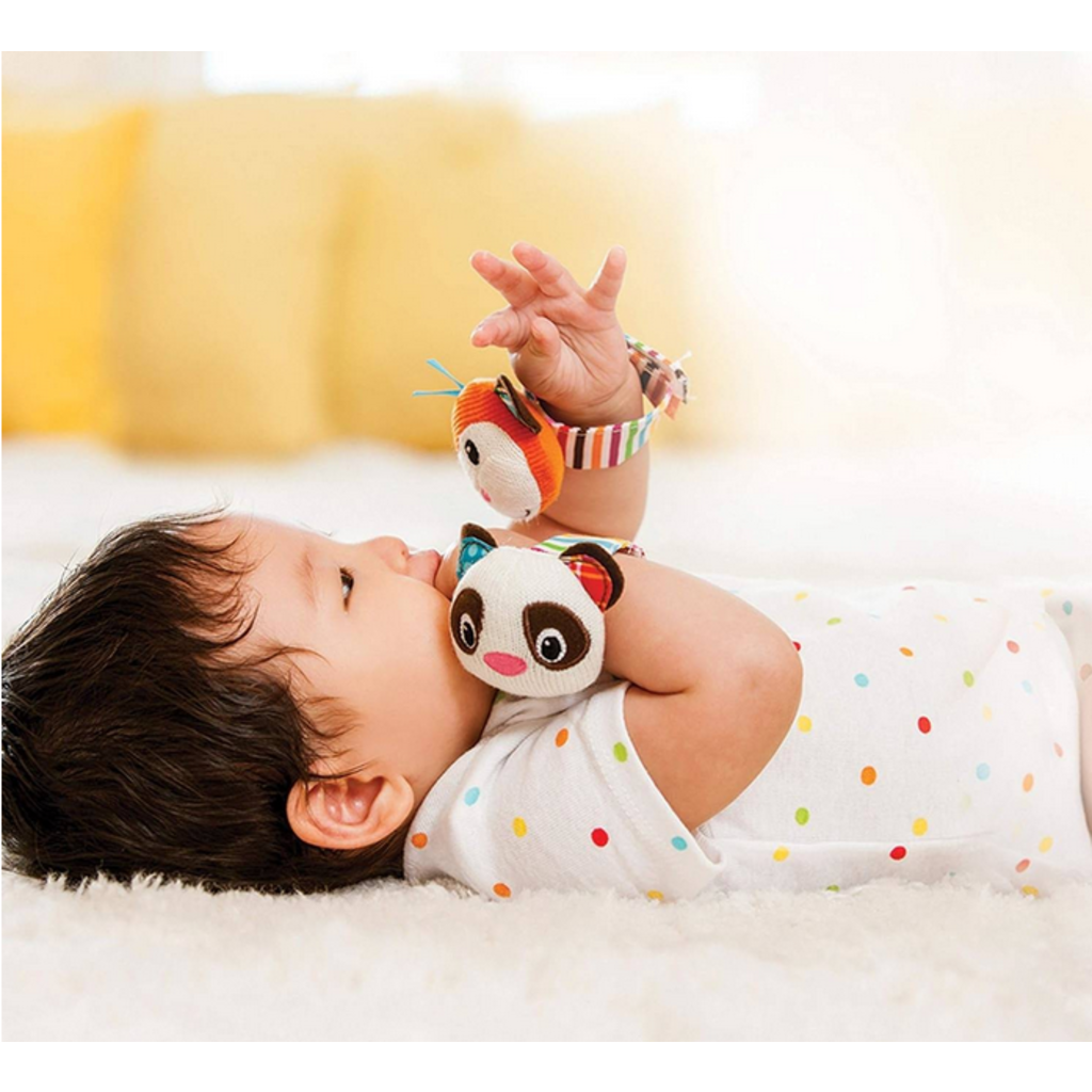 INFANTINO WRIST & FOOT RATTLES SET
