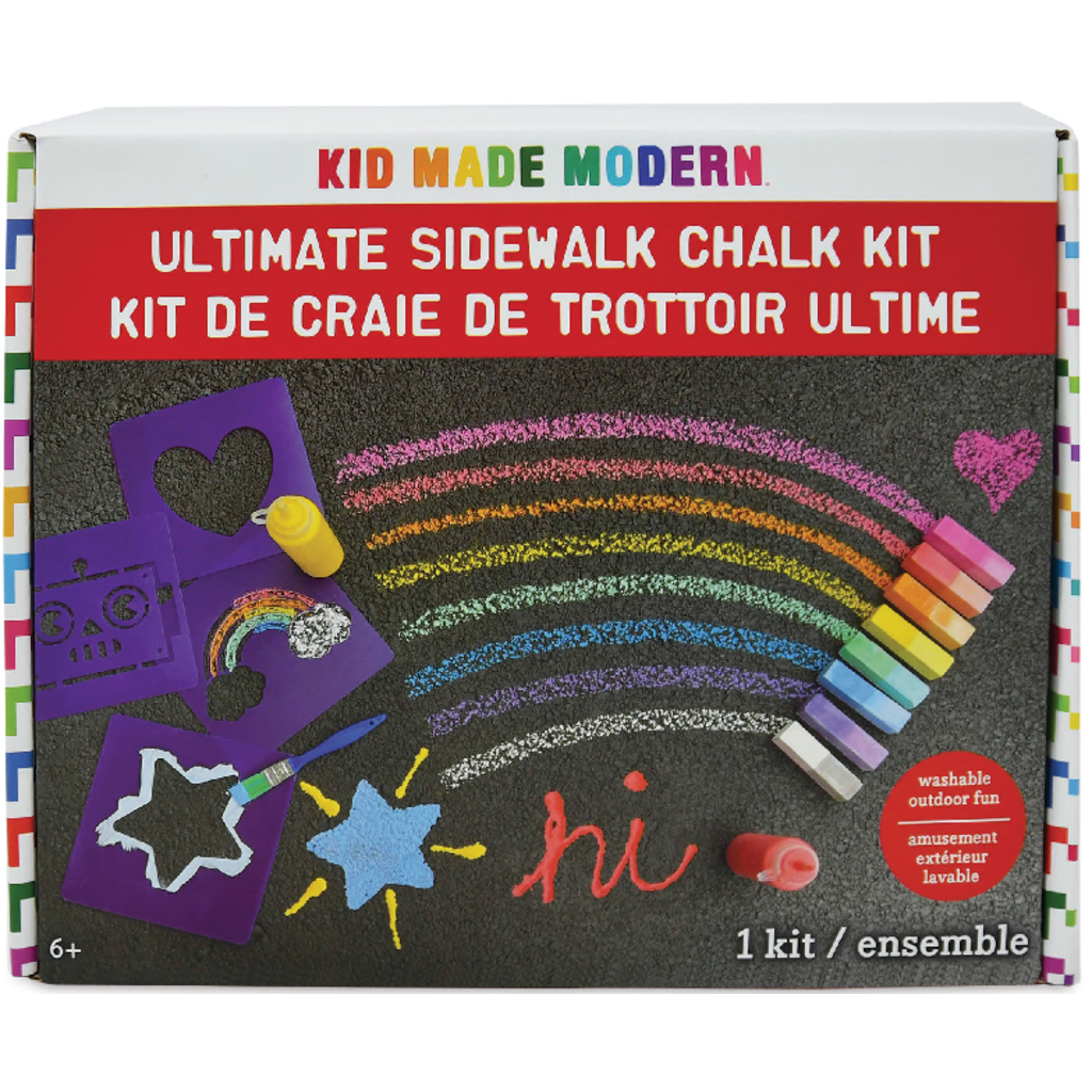 KID MADE MODERN ULTIMATE SIDEWALK CHALK KIT
