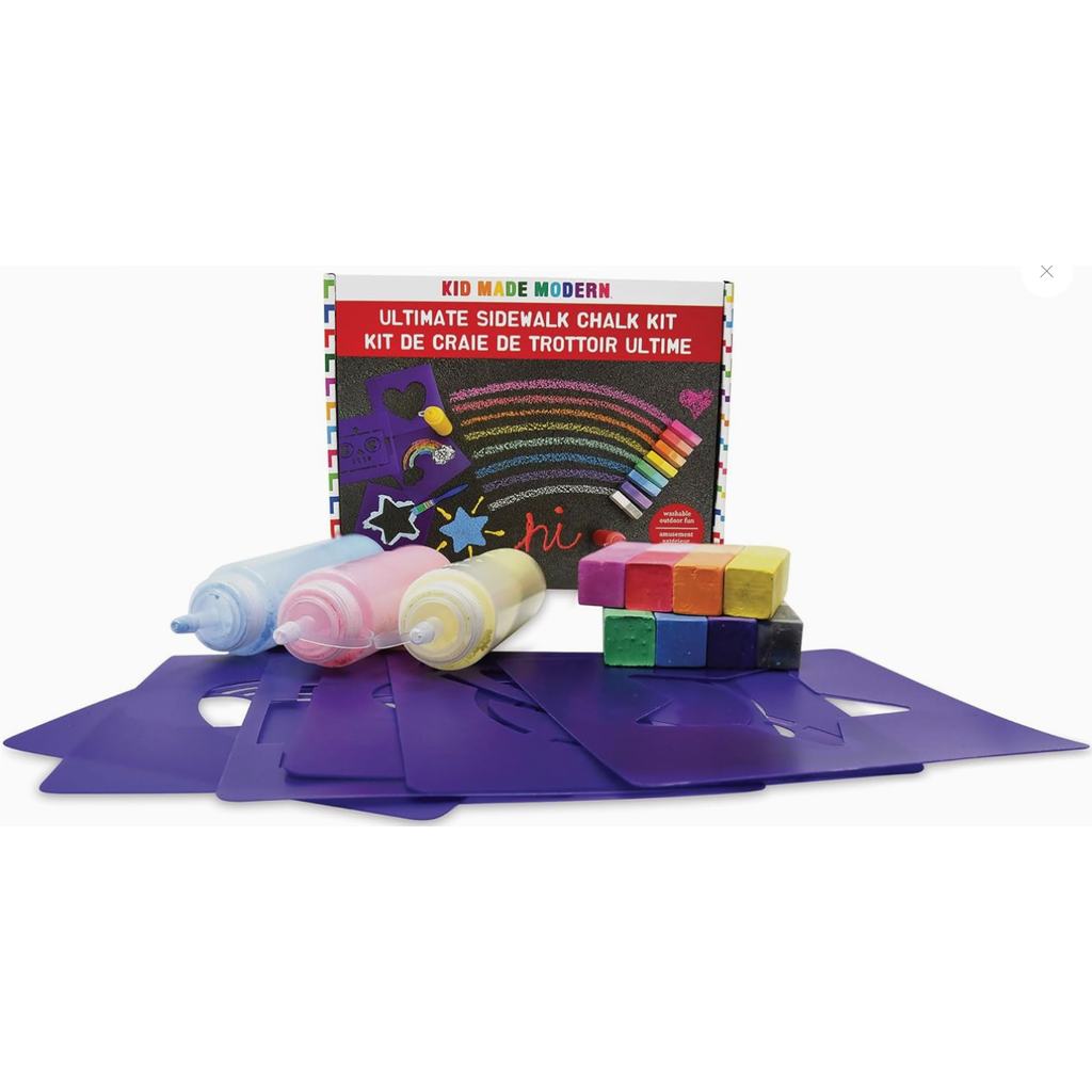 KID MADE MODERN ULTIMATE SIDEWALK CHALK KIT