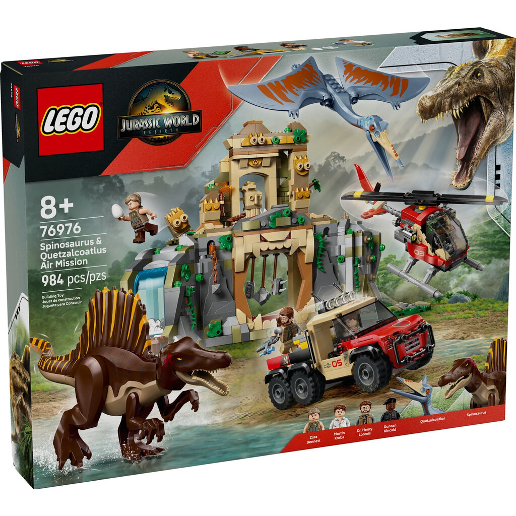 LEGO SPINOSAURUS & QUETZALCOATLUS AIR MISSION