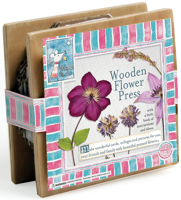 WOODEN FLOWER PRESS