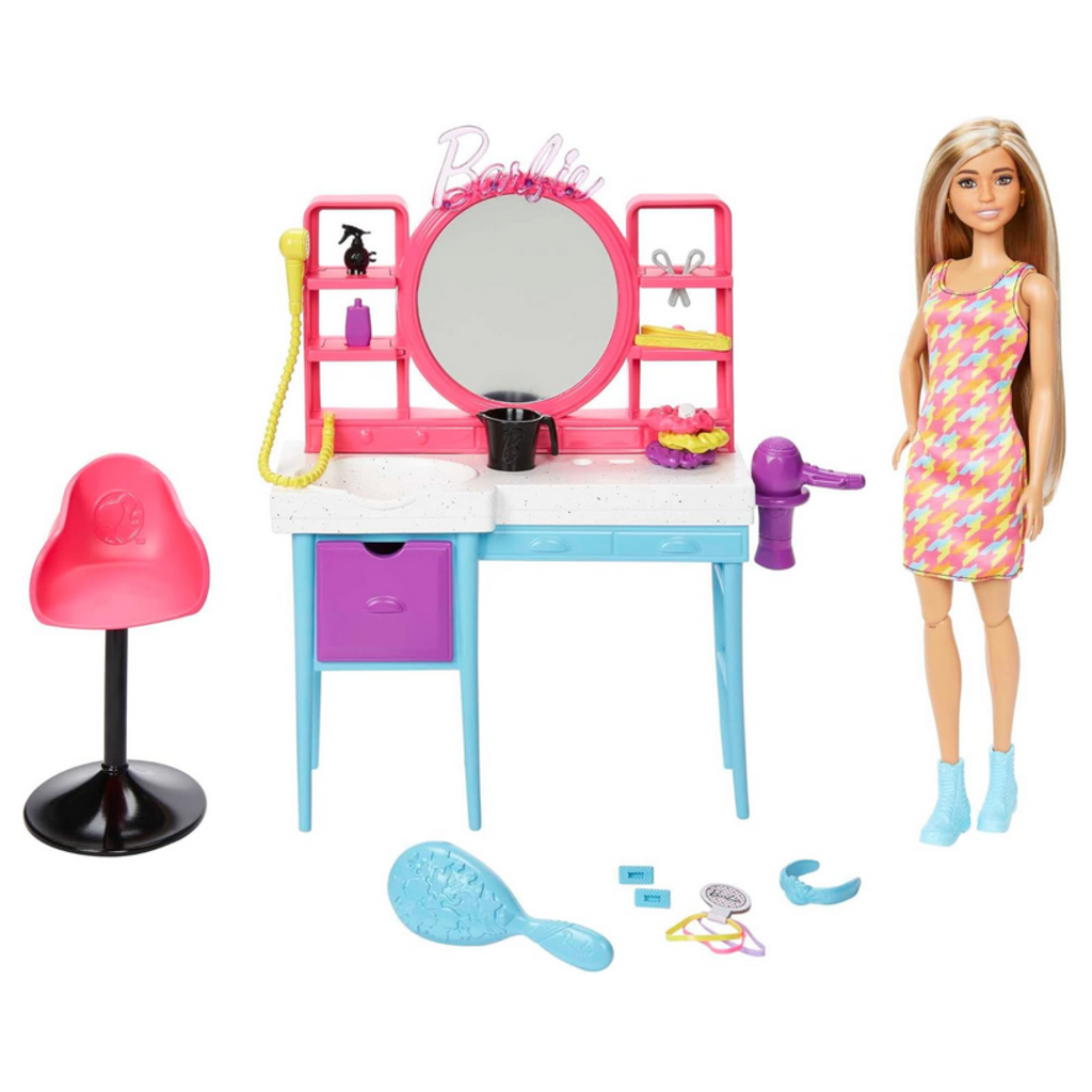 BARBIE BARBIE TOTALLY HAIR SALON PLAYSET*