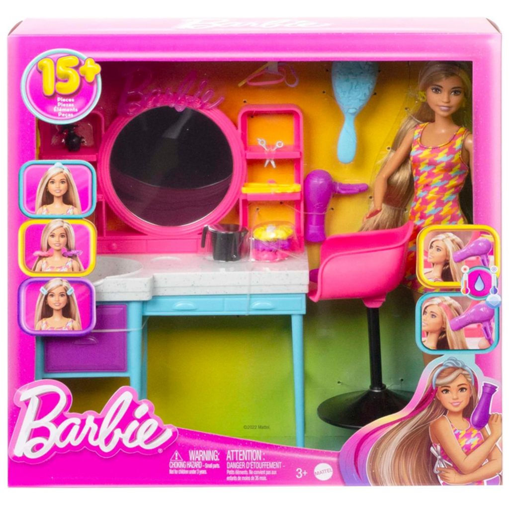 BARBIE BARBIE TOTALLY HAIR SALON PLAYSET*