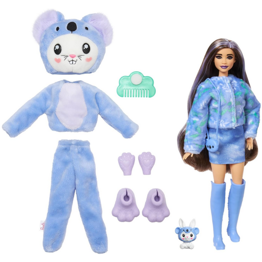 BARBIE BARBIE CUTIE REVEAL COSTUME SERIES PURPLE BUNNY/KOALA*