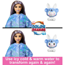 BARBIE BARBIE CUTIE REVEAL COSTUME SERIES PURPLE BUNNY/KOALA*