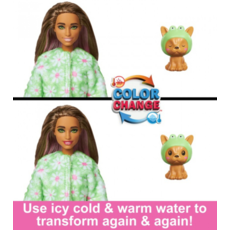 BARBIE BARBIE CUTIE REVEAL COSTUME SERIES GREEN PUPPY/FROG*