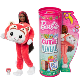BARBIE BARBIE CUTIE REVEAL COSTUME SERIES RED KITTY/PANDA*