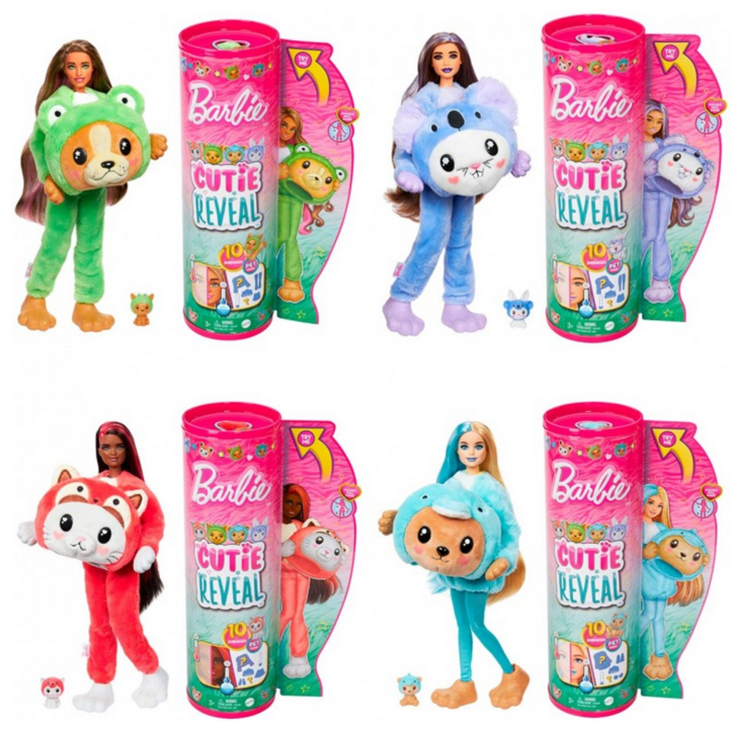 BARBIE BARBIE CUTIE REVEAL COSTUME SERIES BLUE TEDDY/DOLPHIN*