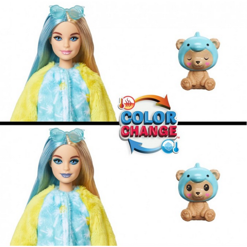BARBIE BARBIE CUTIE REVEAL COSTUME SERIES BLUE TEDDY/DOLPHIN*