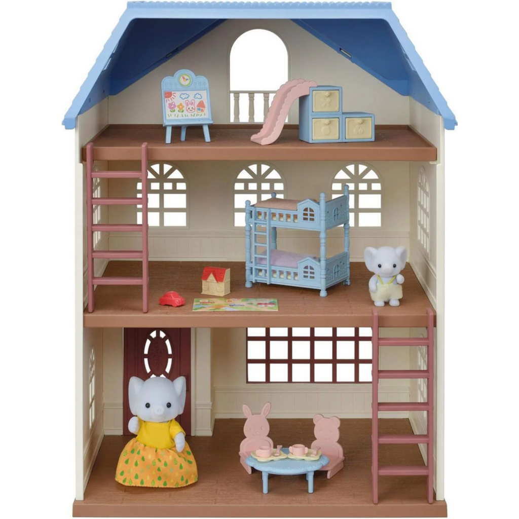 CALICO CRITTERS SKY BLUE TERRACE GIFT SET CALICO CRITTERS
