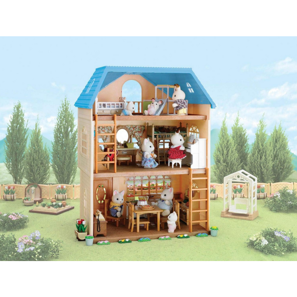 CALICO CRITTERS SKY BLUE TERRACE GIFT SET CALICO CRITTERS