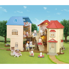 CALICO CRITTERS SKY BLUE TERRACE GIFT SET CALICO CRITTERS
