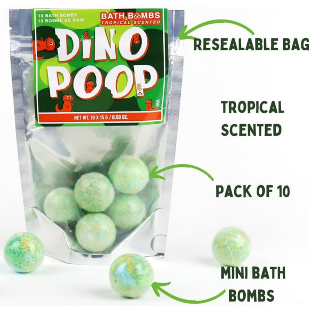 GIFT REPUBLIC DINO POOP BATH BOMBS