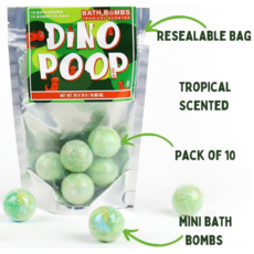 GIFT REPUBLIC DINO POOP BATH BOMBS