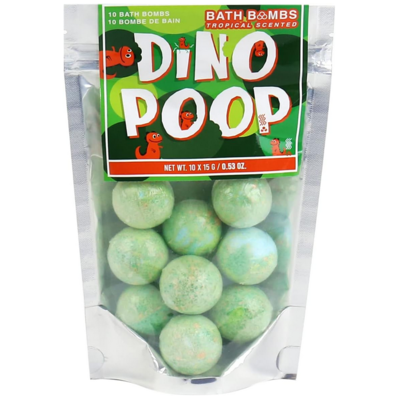 GIFT REPUBLIC DINO POOP BATH BOMBS