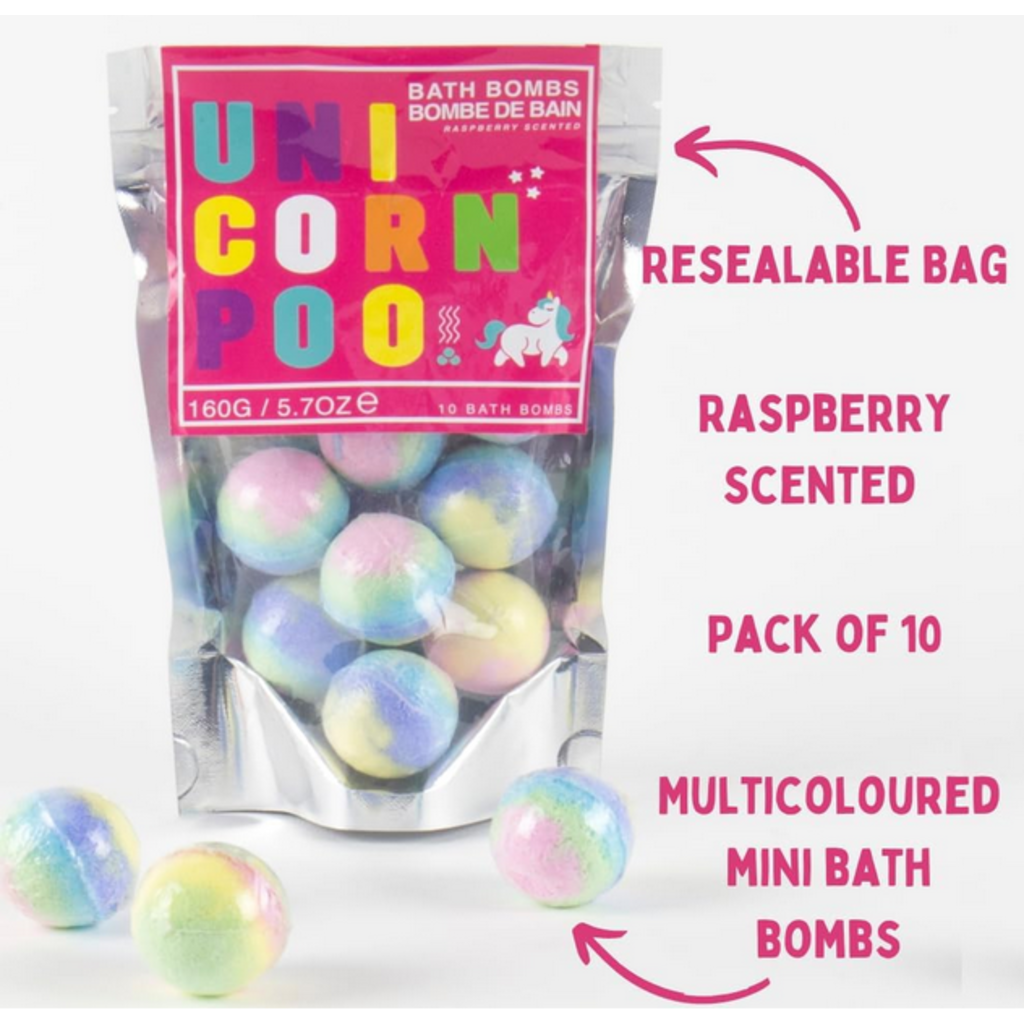 GIFT REPUBLIC UNICORN POO BATH BOMBS