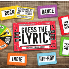 GIFT REPUBLIC GUESS THE LYRIC CARD GAME