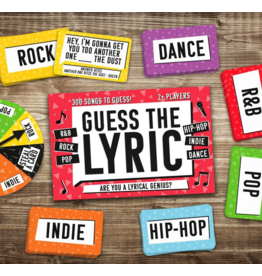 GIFT REPUBLIC GUESS THE LYRIC CARD GAME