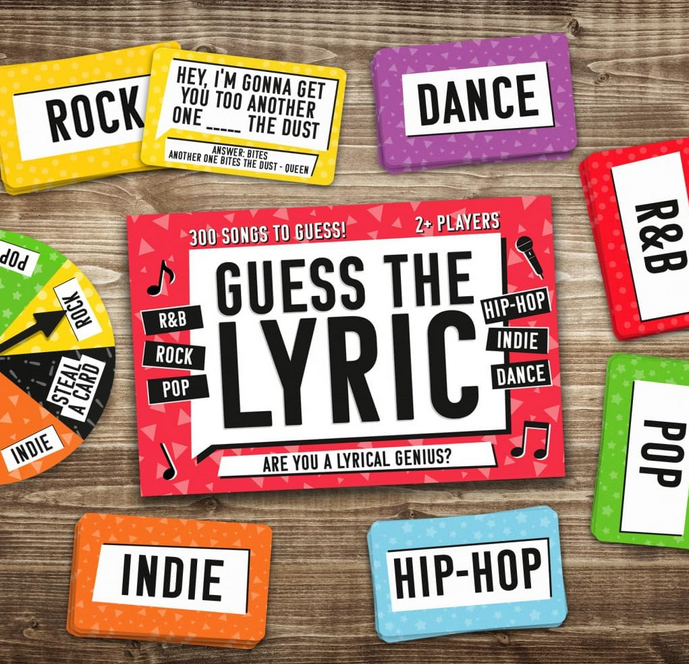 GUESS THE LYRIC CARD GAME