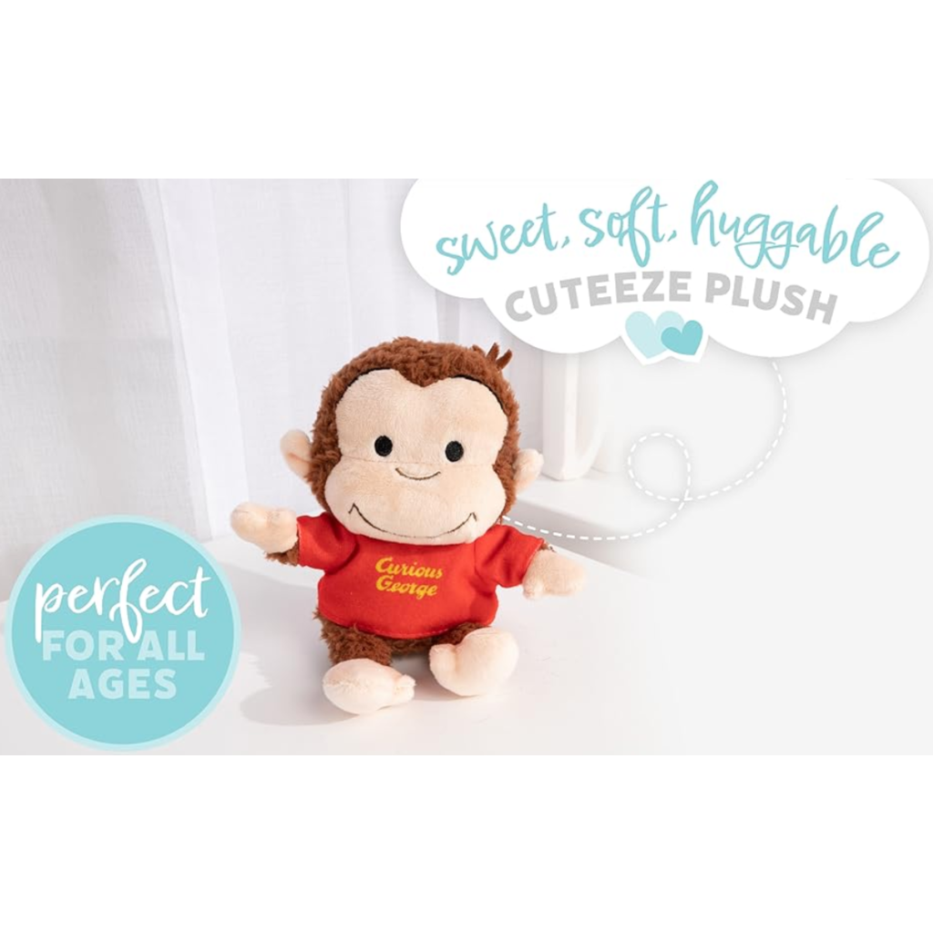 KIDS PREFERRED CURIOUS GEORGE CUTEEZE PLUSH 6"