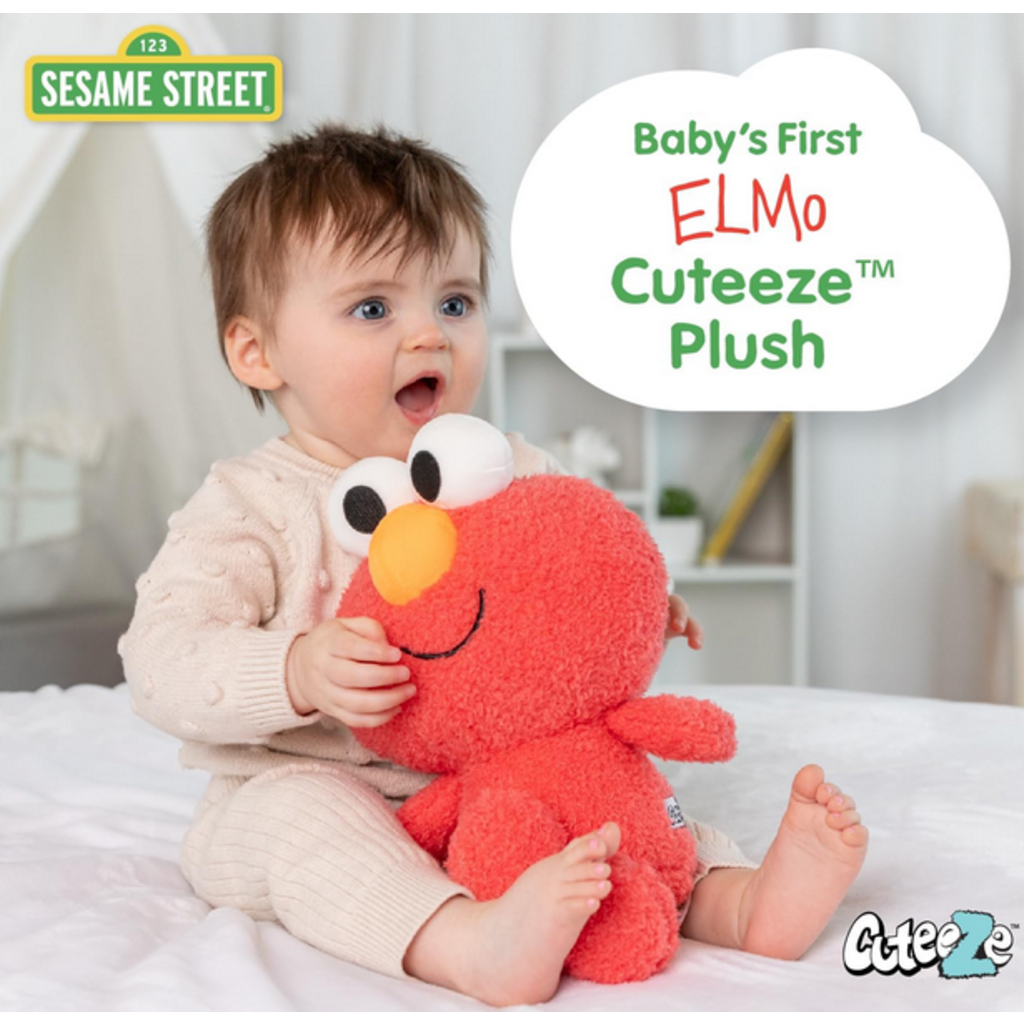 SESAME STREET SESAME STREET ELMO CUTEEZE 12" PLUSH