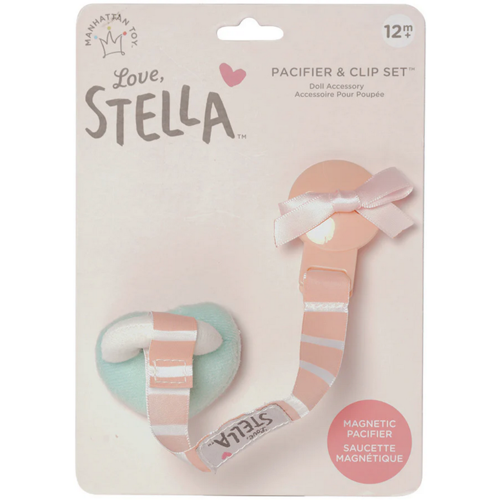 LOVE STELLA LOVE STELLA PACIFIER CLIP SET