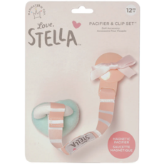 LOVE STELLA LOVE STELLA PACIFIER CLIP SET