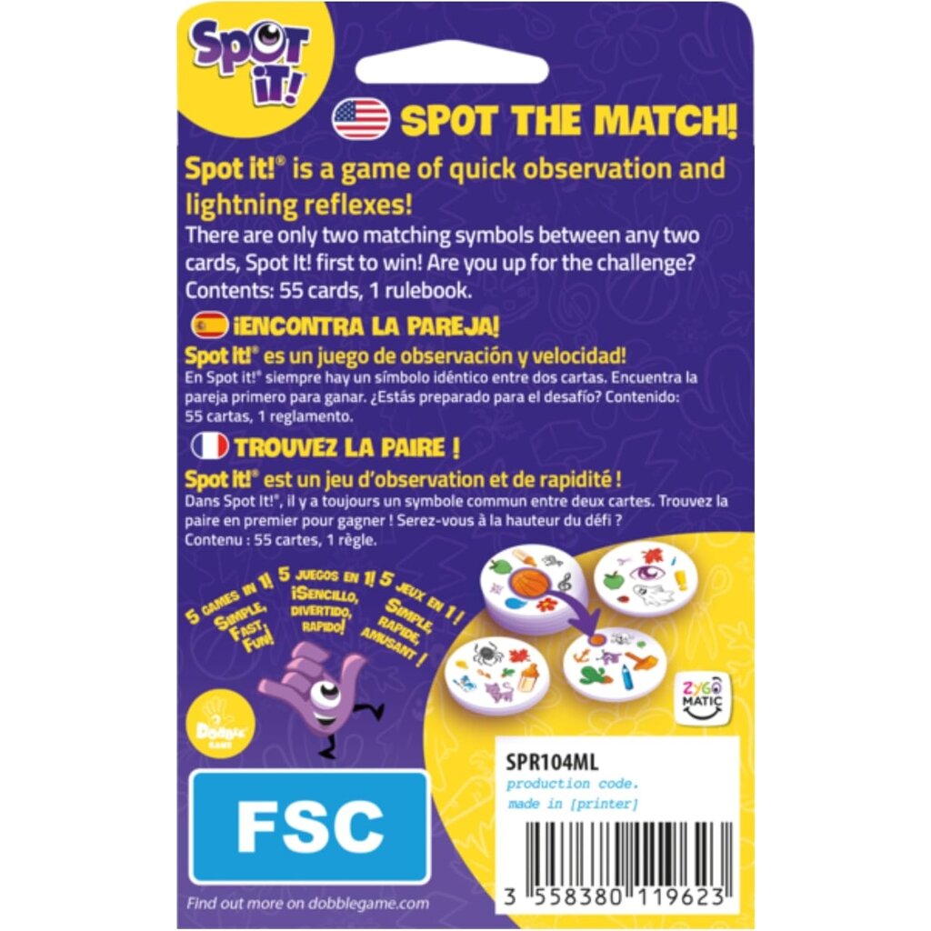 ZYGOMATIC SPOT IT! GAME