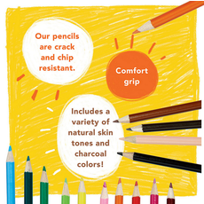 MW WHOLESALE 36 COLORED PENCIL SET