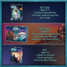 THAMES & KOSMOS EXIT: THE GAME - FAMILY - 2 ESCAPE ADVENTURES