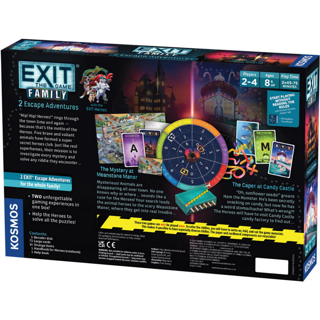 THAMES & KOSMOS EXIT: THE GAME - FAMILY - 2 ESCAPE ADVENTURES
