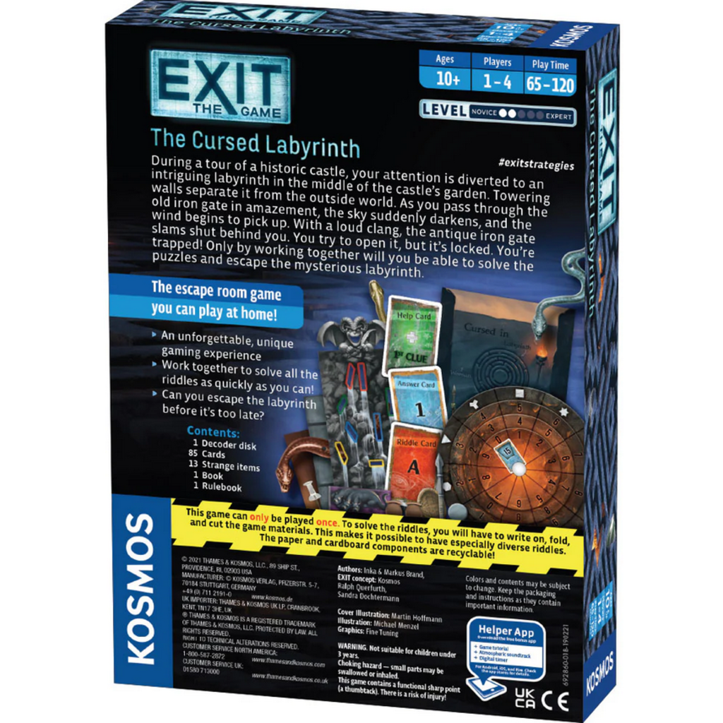 THAMES & KOSMOS EXIT: THE GAME - THE CURSED LABYRINTH