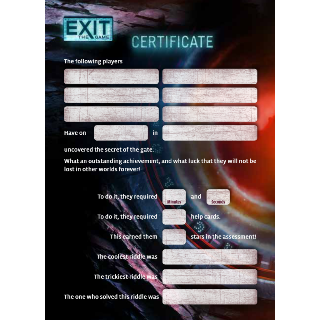THAMES & KOSMOS EXIT: THE GAME - THE GATE BETWEEN WORLDS*