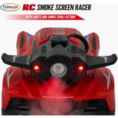 THIN AIR BRANDS RC SMOKE SCREEN RACER RED