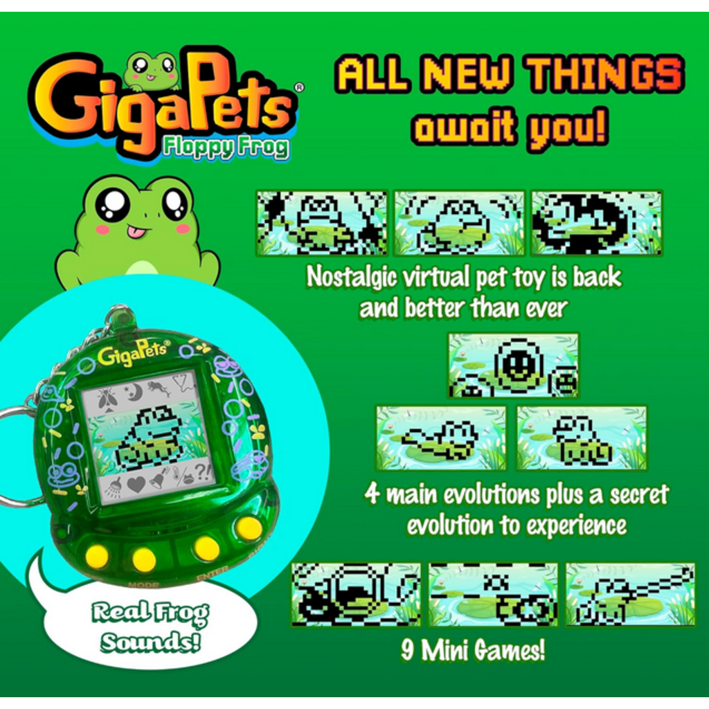 GIGAPETS FLOPPY FROG