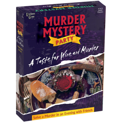 MURDER MYSTERY GAMES MURDER MYSTERY PARTY - A TASTE FOR WINE AND MURDER
