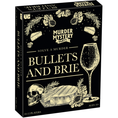 MURDER MYSTERY GAMES MURDER MYSTERY PARTY -  BULLETS AND BRIE*